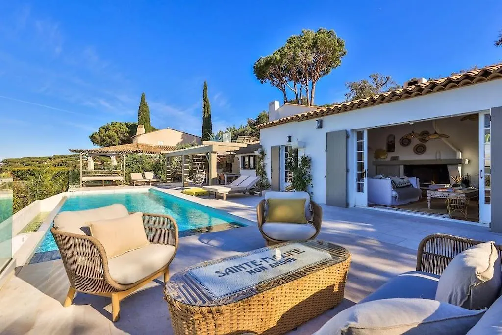 Superbe Villa A Sainte-Maxime, Piscine Et Vue Mer - Villa Dina